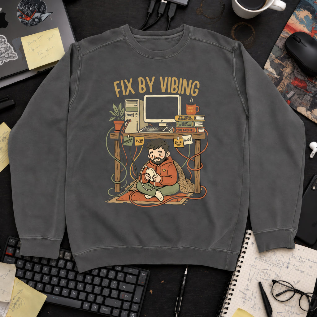 Fix By Vibing Sweatshirt — Pepper