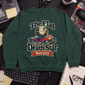 Flat Death Star Society Sweatshirt — Bottle Green