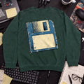 Floppy Disk Sweatshirt sweatshirt — Bottle Green