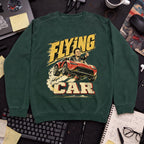 Flying Car Sweatshirt sweatshirt — Bottle Green