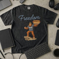 Freedom Bigfoot Hot Dog Premium Shirt — black Premium Shirt mock-up