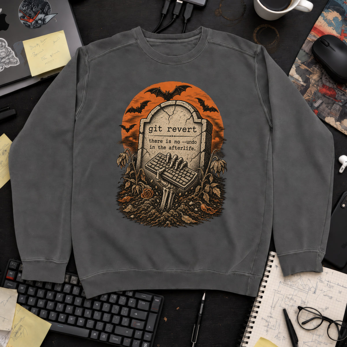 Git Revert No Undo in the Afterlife Sweatshirt sweatshirt — Pepper