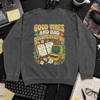 Good Vibes And Bad Documentation Sweatshirt — Pepper