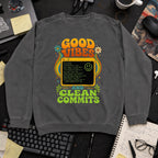Good Vibes And Clean Commits Sweatshirt — Pepper