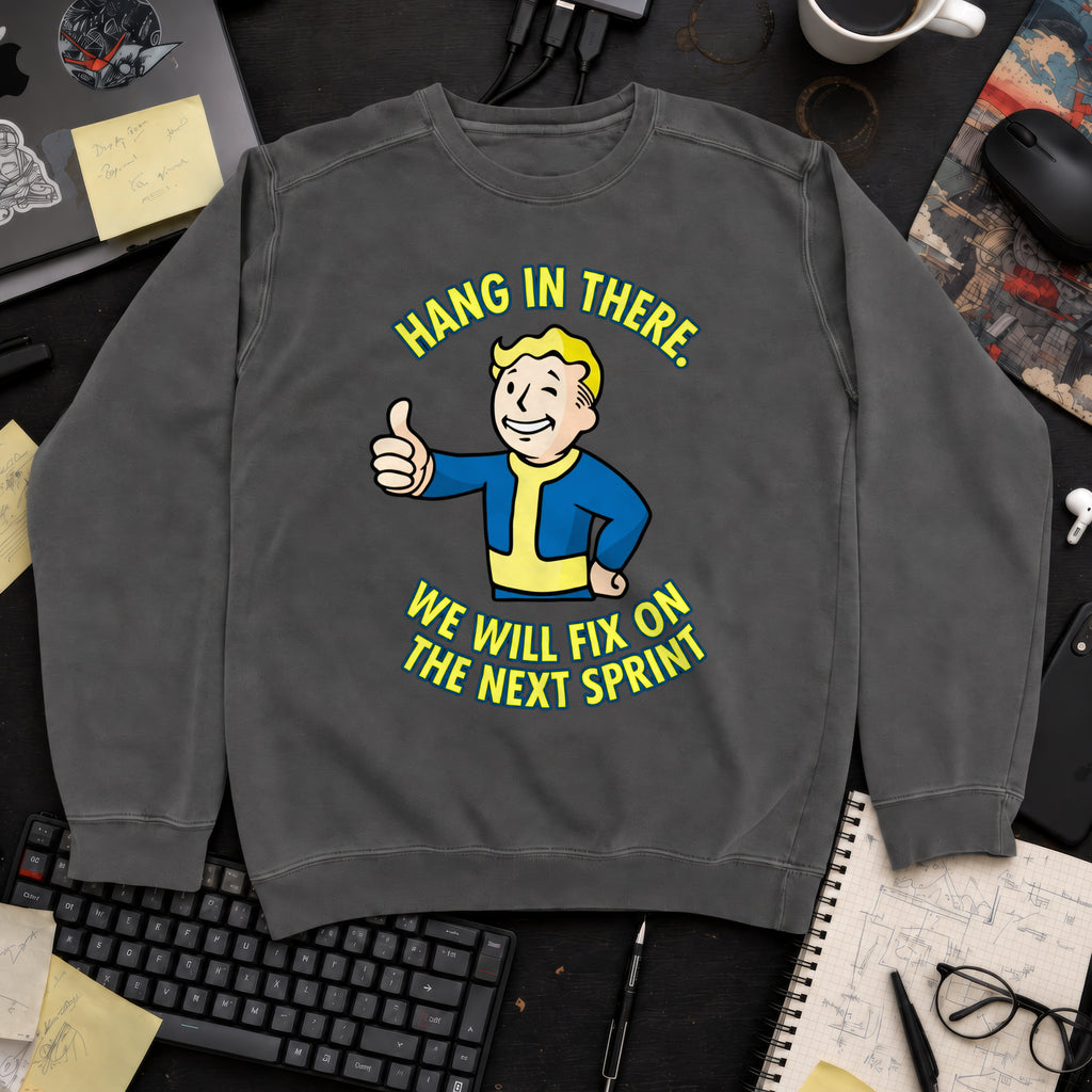 Hang In There Next Sprint Sweatshirt sweatshirt — Pepper