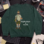 Hardworking Developer Sweatshirt — Bottle Green