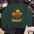Hello Darkness My Old Friend Sweatshirt — Bottle Green