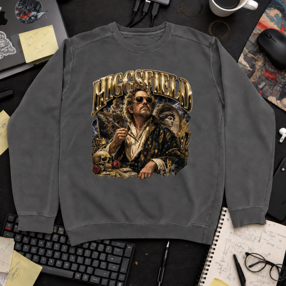 Hugging Face Artist Bootleg Sweatshirt — Pepper