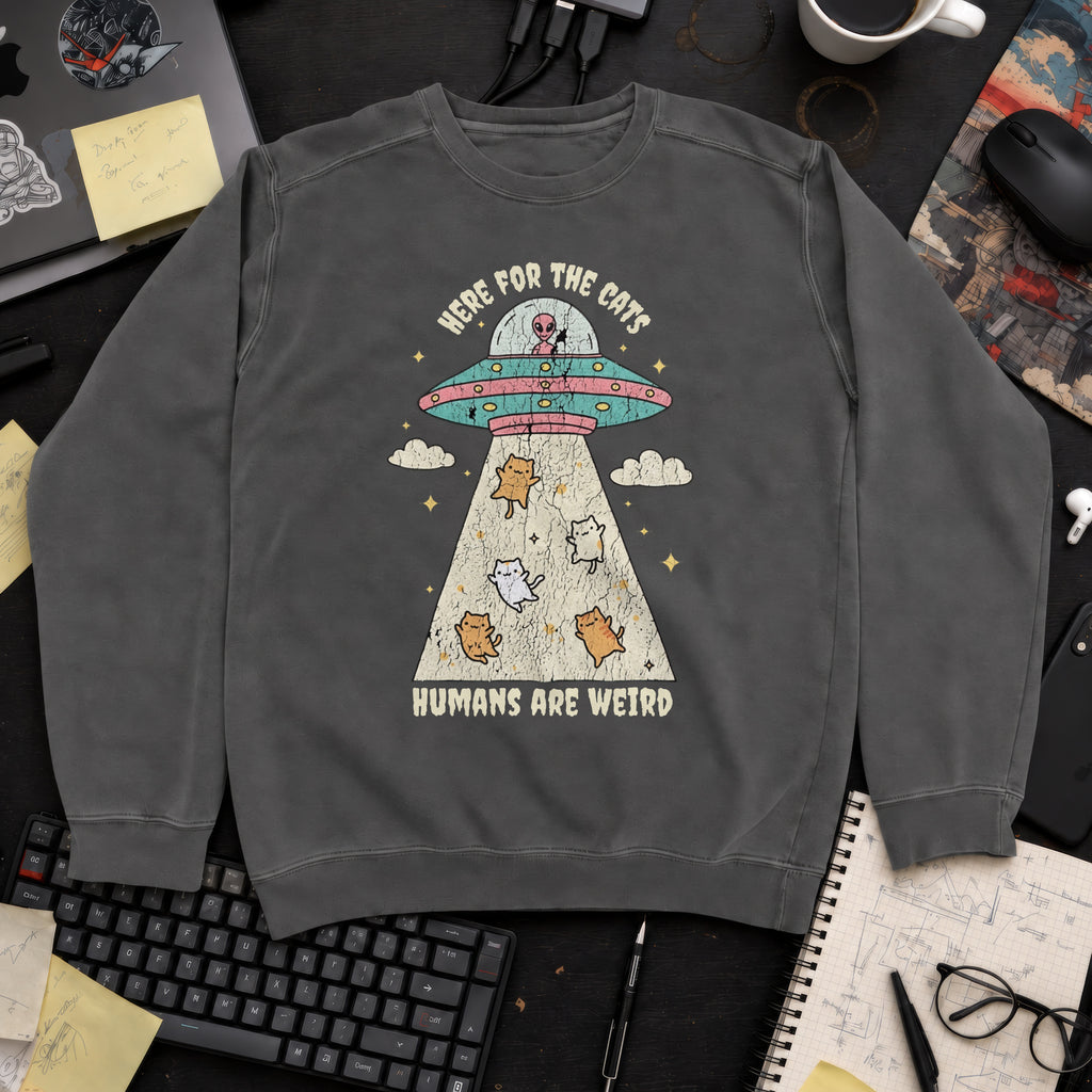 Humans Are Weird Sweatshirt — Pepper