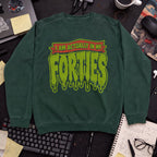 I Am Actually In My Forties Sweatshirt — Bottle Green