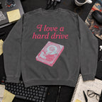 I Love A Hard Drive Sweatshirt — Pepper