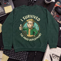 I Survived The Prod Deployment Sweatshirt — Bottle Green