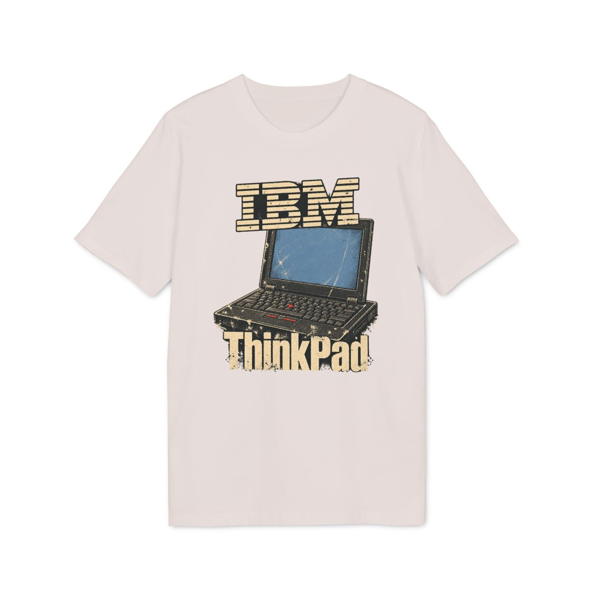 IBM ThinkPad Shirt — Vintage White — EU Creator 2.0 front mockup