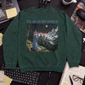 I’ll Be in My Office Sweatshirt — Bottle Green