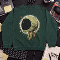 Introvert in Space Sweatshirt — Bottle Green