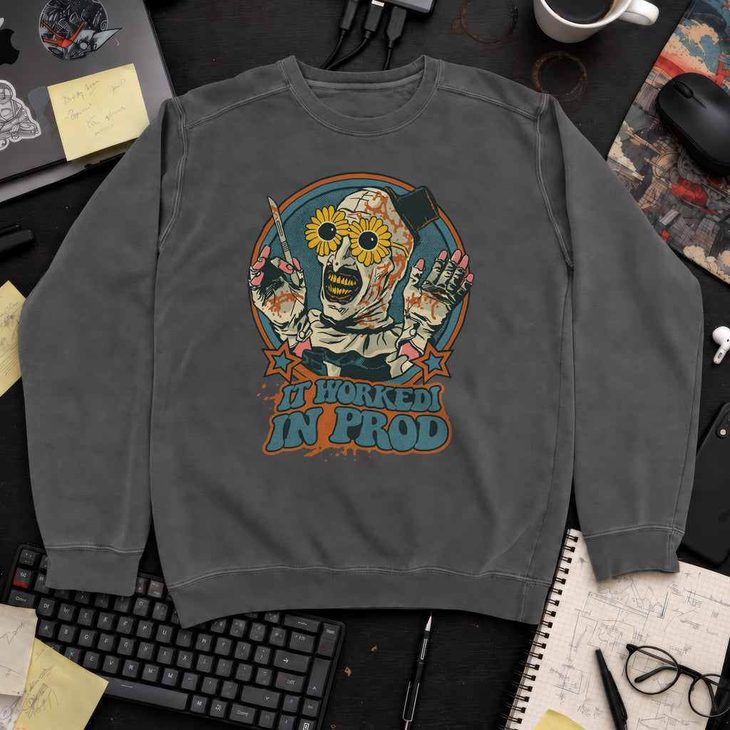 It Worked In Prod Sweatshirt — Pepper