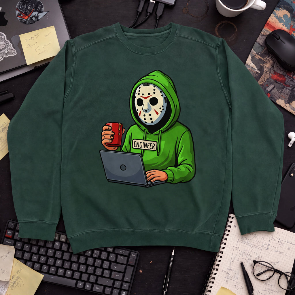 Jason Engineer Sweatshirt — Bottle Green