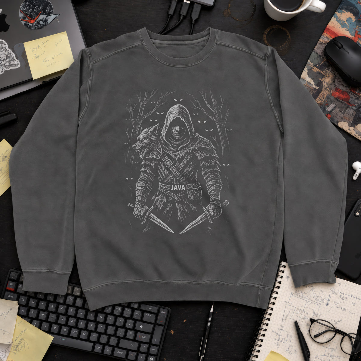 Java Warrior Sweatshirt — Pepper