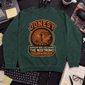 Jonesy: Surviving Nine Lives Sweatshirt — Bottle Green