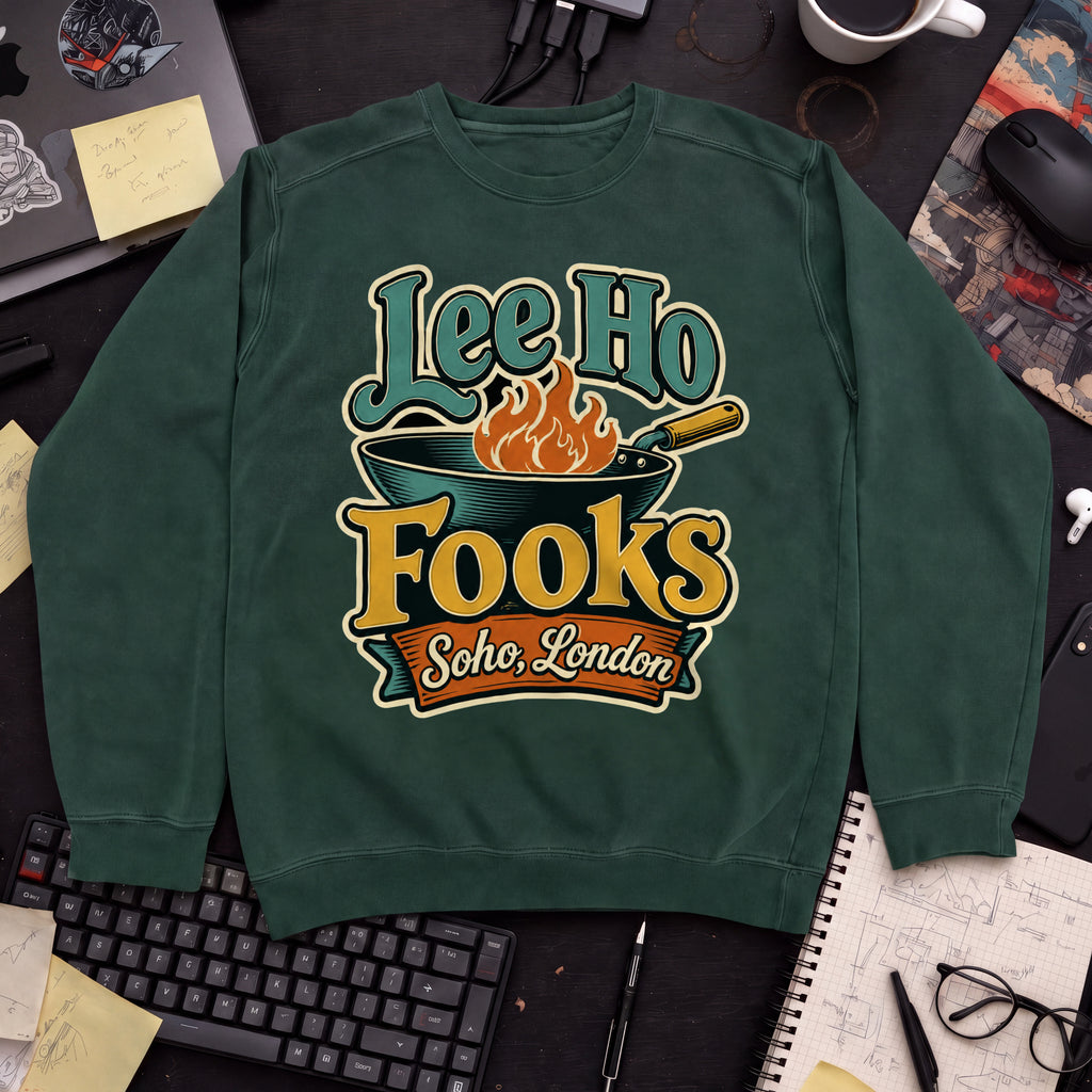 Lee Ho Fooks Noodles Sweatshirt — Bottle Green