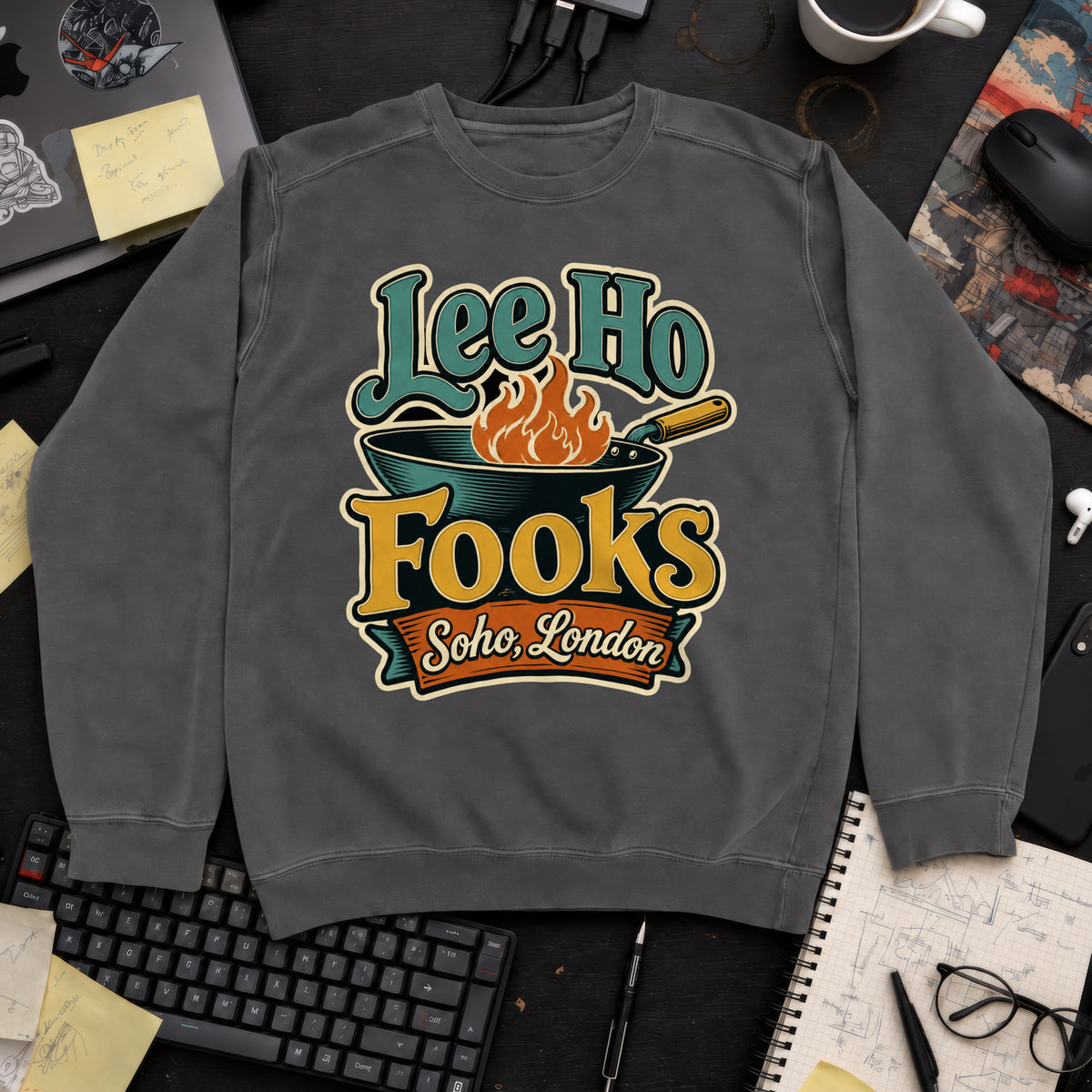Lee Ho Fooks Noodles Sweatshirt — Pepper