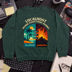 localhost vs production Sweatshirt — Bottle Green