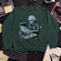 Mad Scientist Coder Sweatshirt — Bottle Green