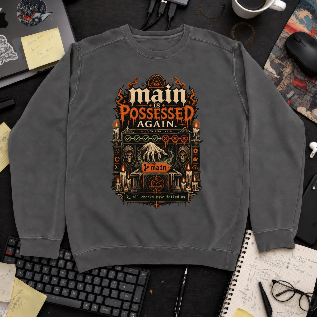 Main Is Possessed Again Sweatshirt sweatshirt — Pepper