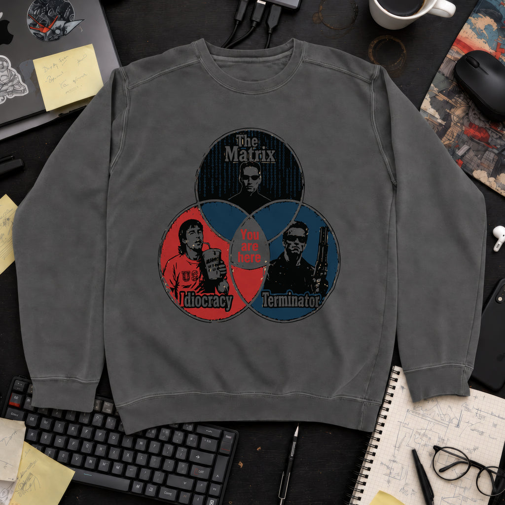Matrix: You Are Here Sweatshirt — Pepper
