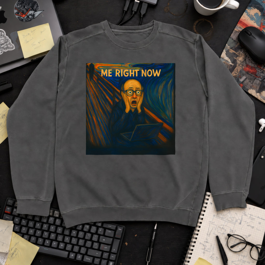 Me Right Now Scream Sweatshirt — Pepper