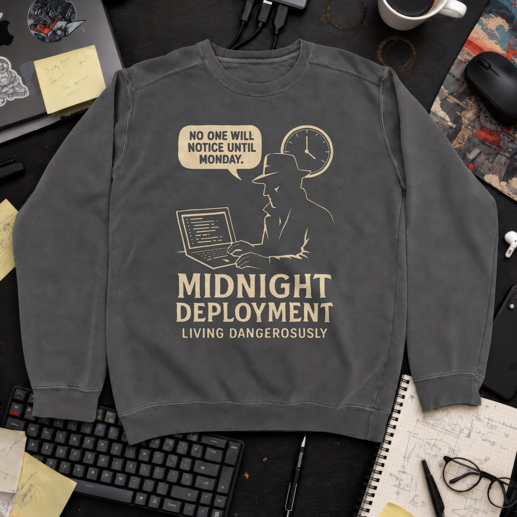 midnight deployment Sweatshirt — Pepper