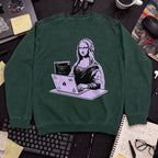 Mona Lisa Developer Sweatshirt — Bottle Green