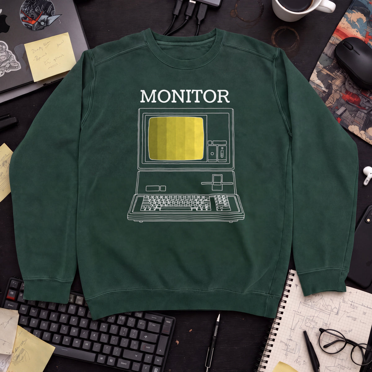 Monitor Sweatshirt — Bottle Green