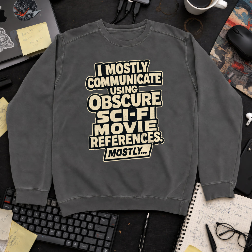 Mostly Communicate Sweatshirt — Pepper