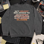 My Heart Belongs To Claude Sweatshirt — Pepper