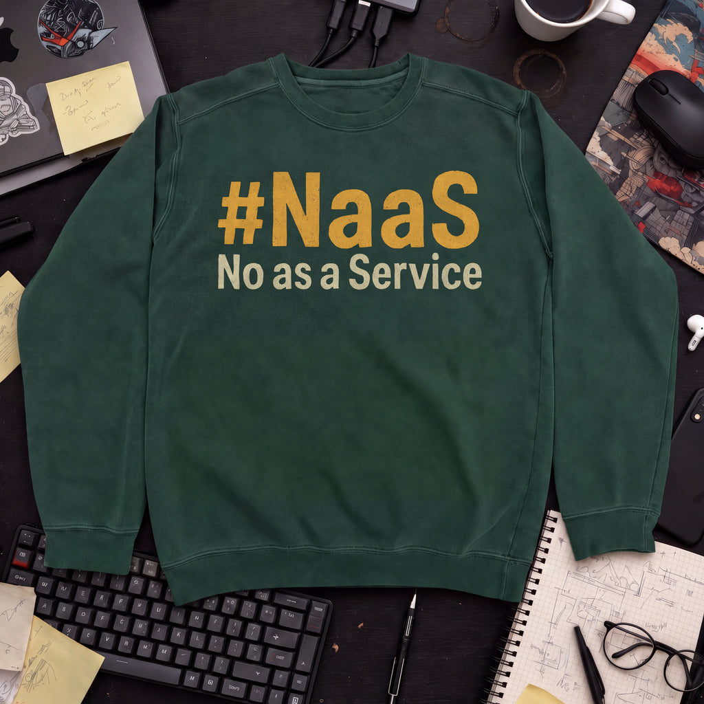Naas No As A Service Sweatshirt sweatshirt — Bottle Green
