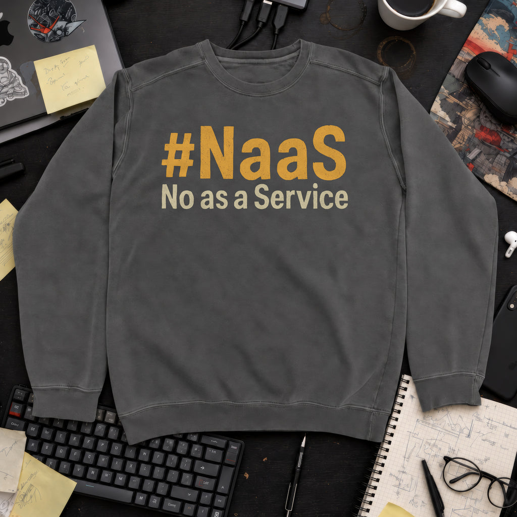 Naas No As A Service Sweatshirt sweatshirt — Pepper