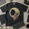 Introvert in Space Premium Shirt - Black mockup