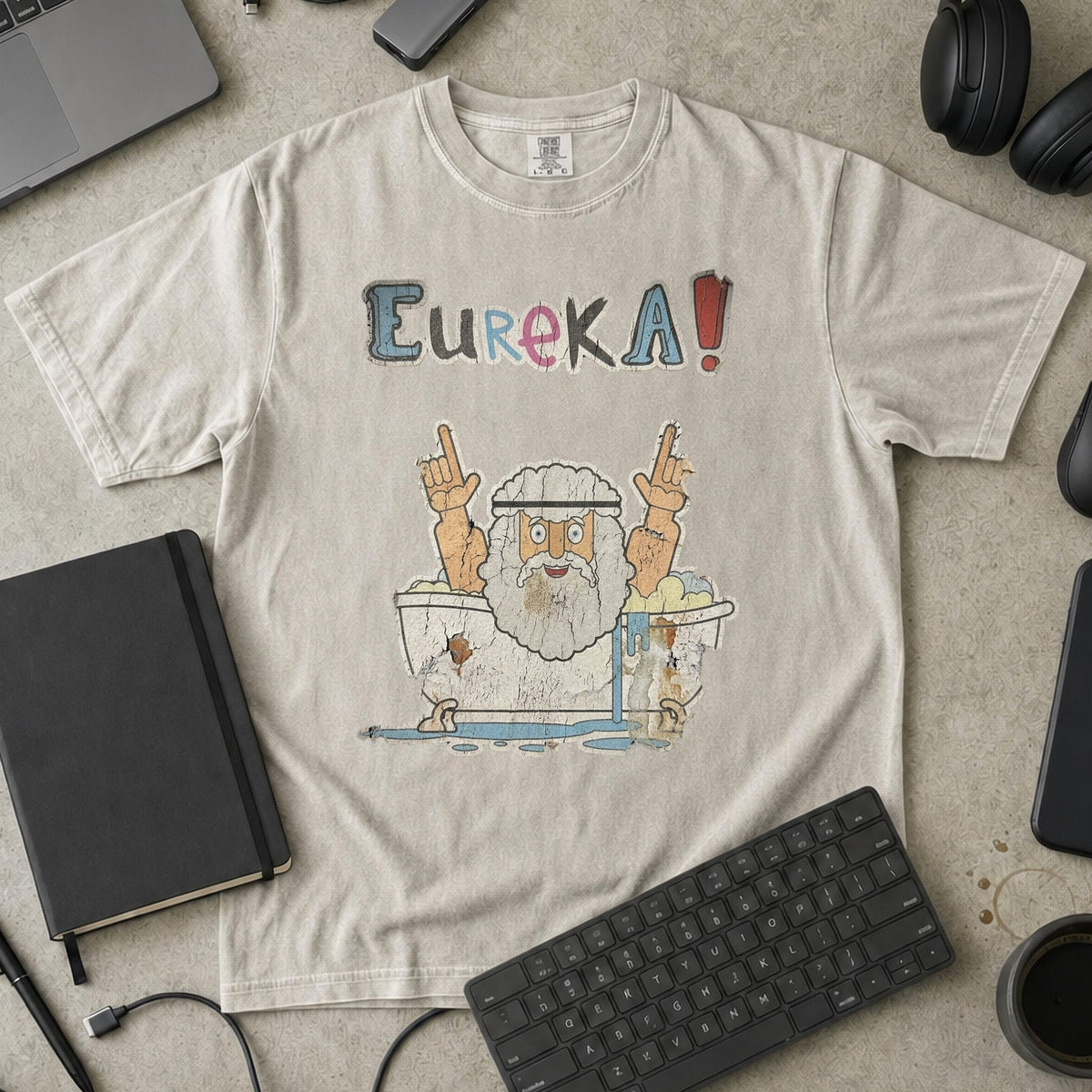 Eureka Premium Shirt - Ivory mockup