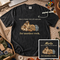 Rock-Solid Excuse Custom Shirt — personalized Black Comfort Colors 1717