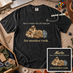 Rock-Solid Excuse Custom Shirt — personalized Black Comfort Colors 1717