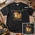 Found a Mushroom Custom Shirt — personalized Black Comfort Colors 1717