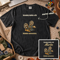 Movies With Commentary Custom Shirt — personalized Black Comfort Colors 1717