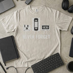 never forget Premium Shirt — ivory Premium Shirt mock-up