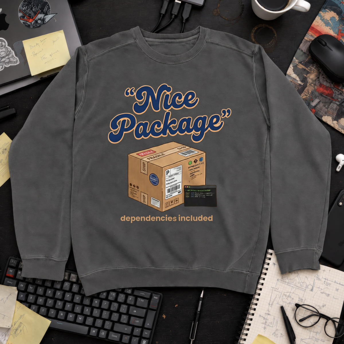 Nice Package Sweatshirt — Pepper