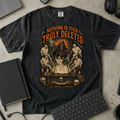 Nothing Is Ever Truly Deleted Shirt — Black Comfort Colors 1717 flat lay