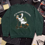 Off To Regulate Dopamine Sweatshirt — Bottle Green
