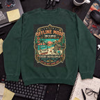 Offline Mode Unplug Sweatshirt — Bottle Green