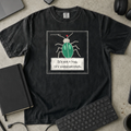 It's Not a Bug It's Undocumented Shirt — Black Comfort Colors 1717 flat lay