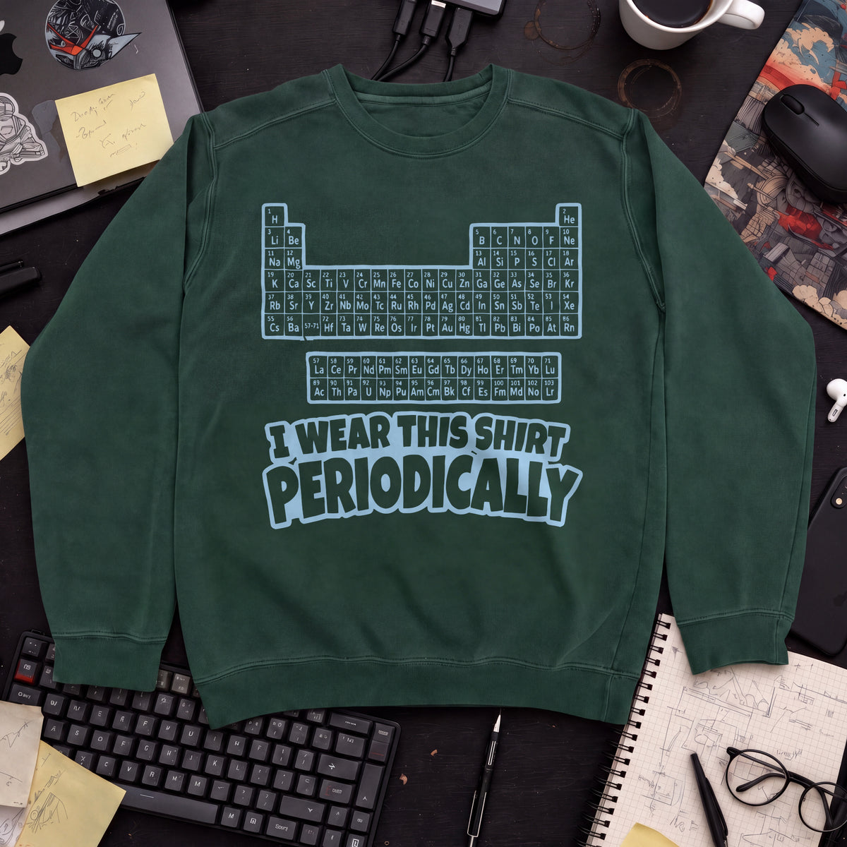 Periodically Sweatshirt — Bottle Green